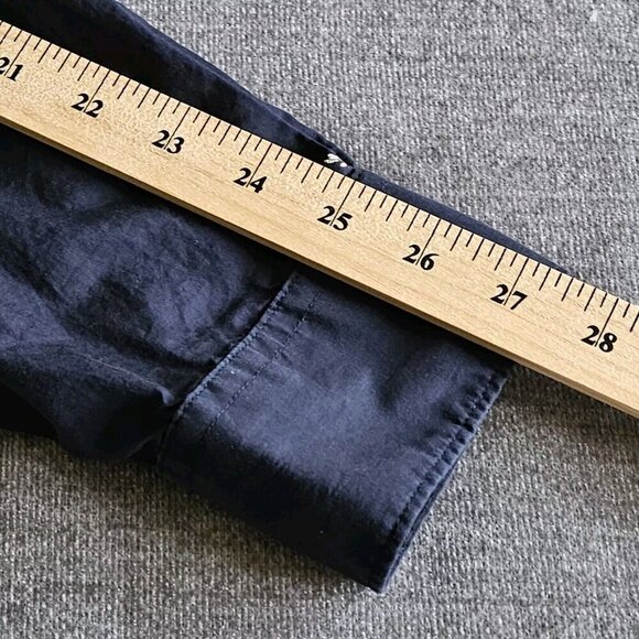 Scotch & Soda Shirt Men XL Navy LS Button Up Abstract Embroidery Boho Pocket - Picture 5 of 16